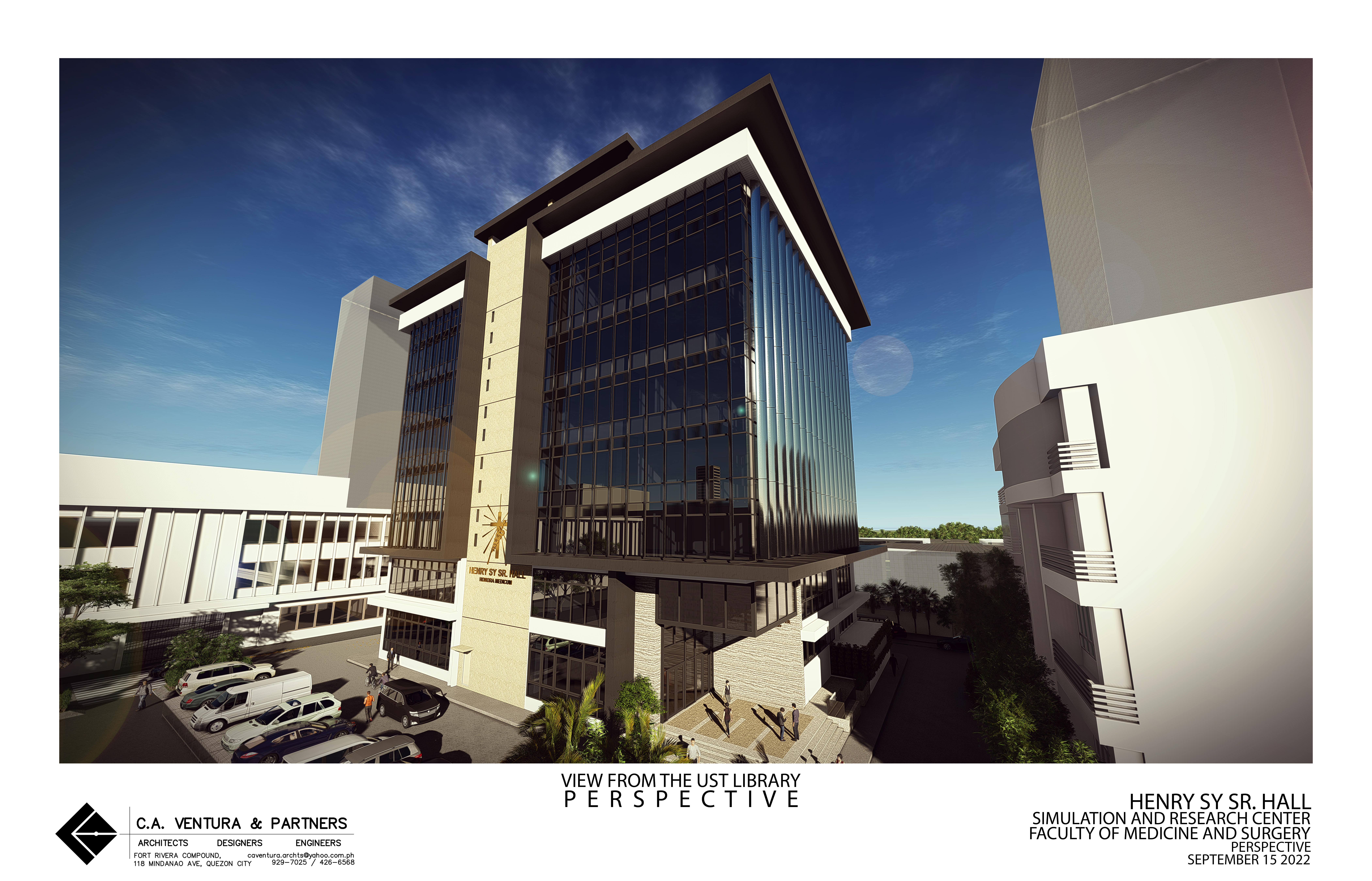 Designed by C.A. Ventura & Partners, the upcoming Henry Sy., Sr. Hall in UST is envisioned to propel the health education of future physicians in the country.